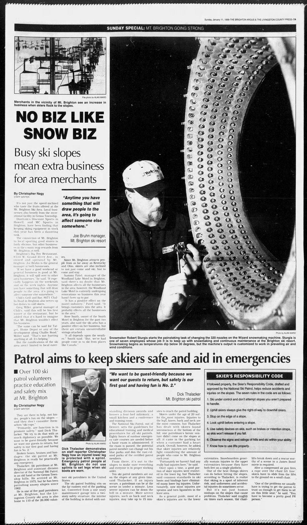 Mt. Brighton - 1998 Feature (newer photo)